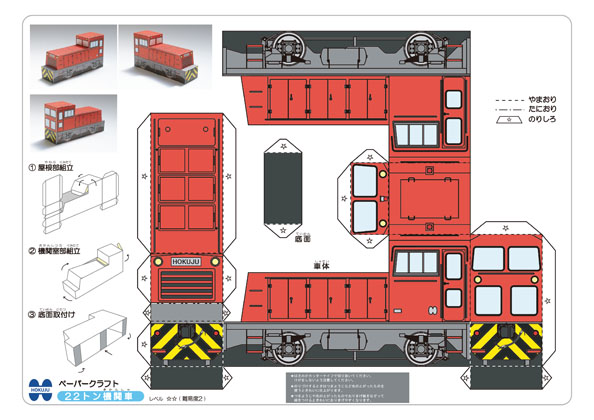 22-ton locomotive red