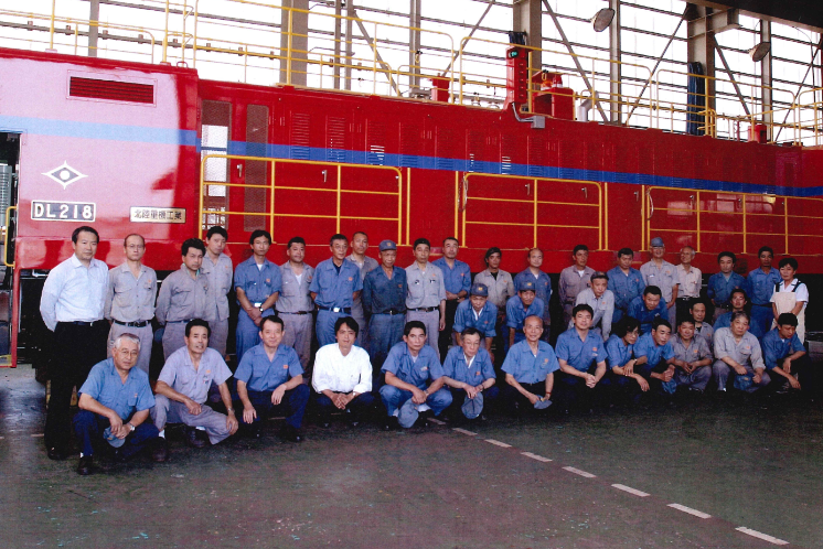 2005 Began manufacturing large size locomotives Started manufacturing 80-ton telecon-controled locomotives