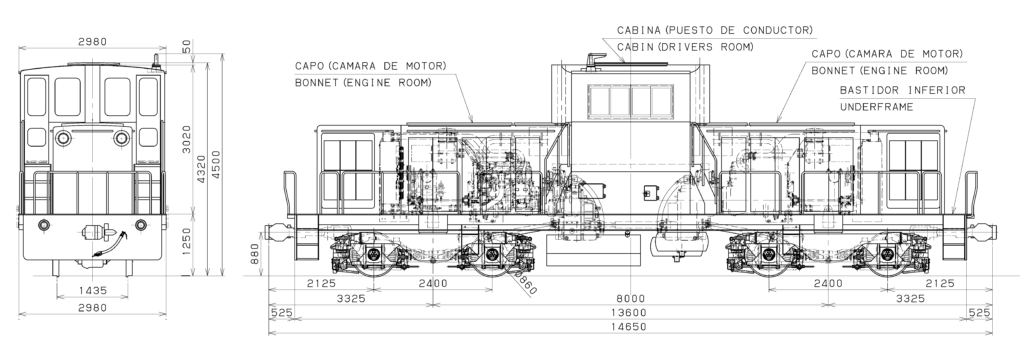 70-ton locomotive for oversea customers