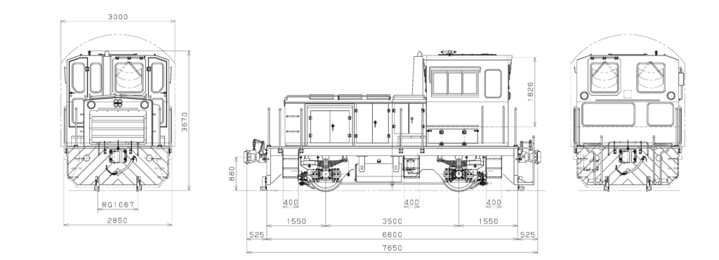 構内搬送用28tディーゼル機関車