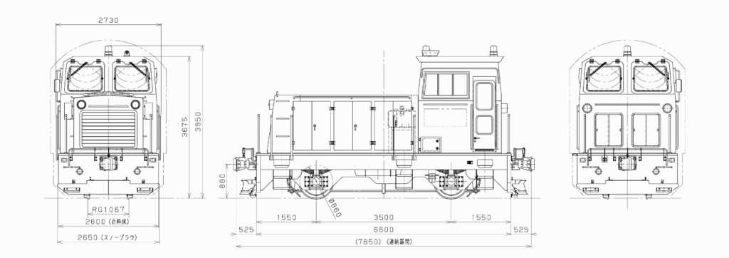 25-ton diesel locomotive for on-premise transportation