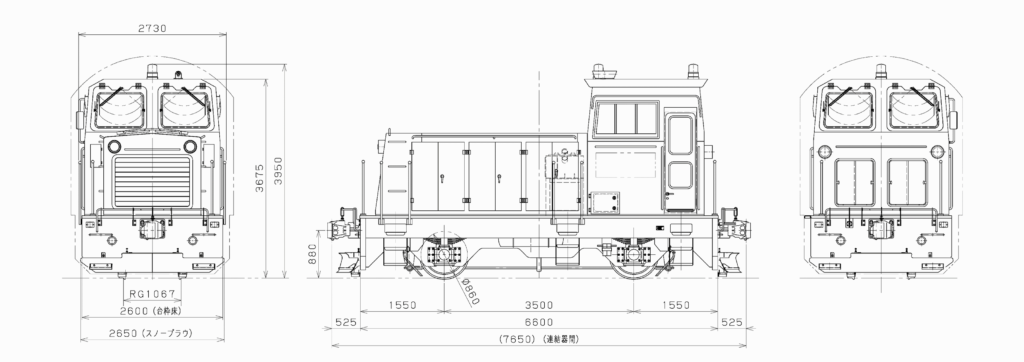 構内搬送用25tディーゼル機関車