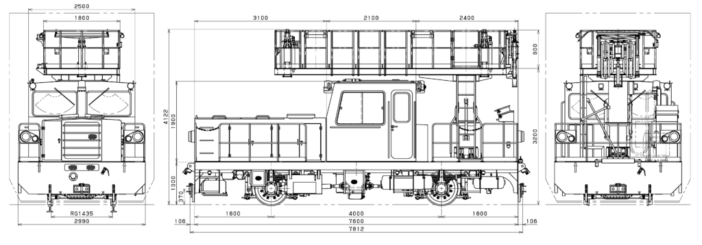 架線作業車