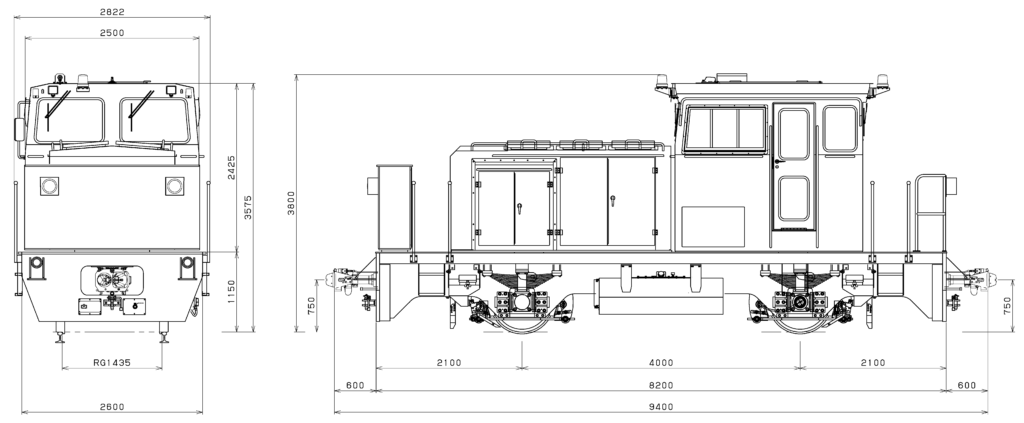 Rolling stock rescue vehicle